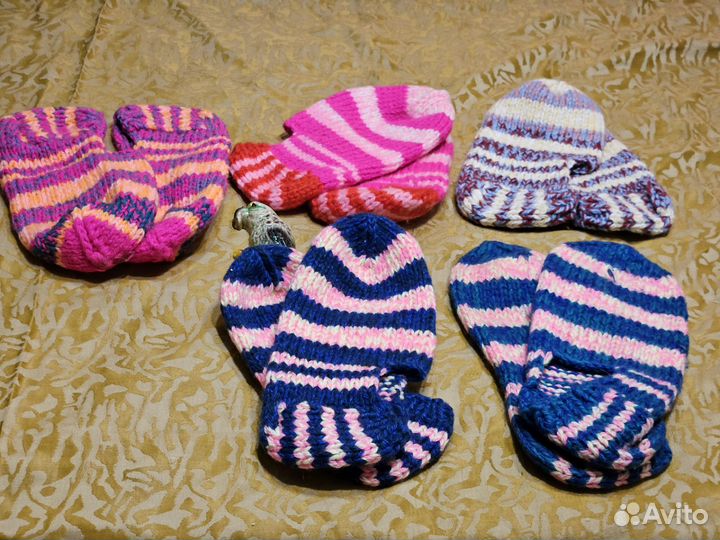 Носочки- следки вязаные