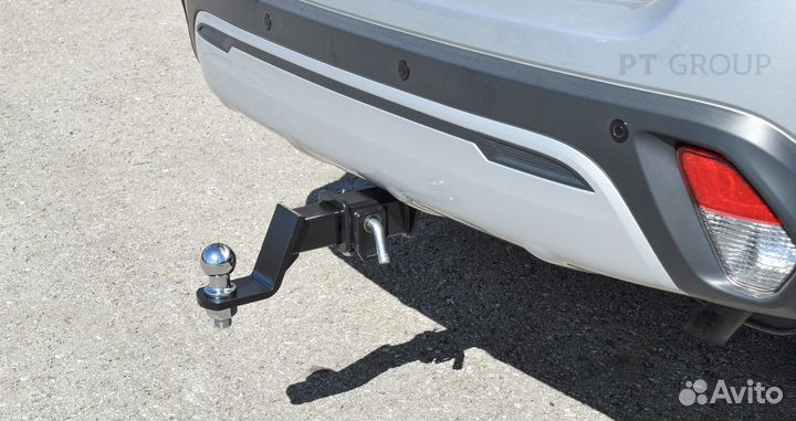 Кронштейн 50х50 для фаркопа, высота 140мм