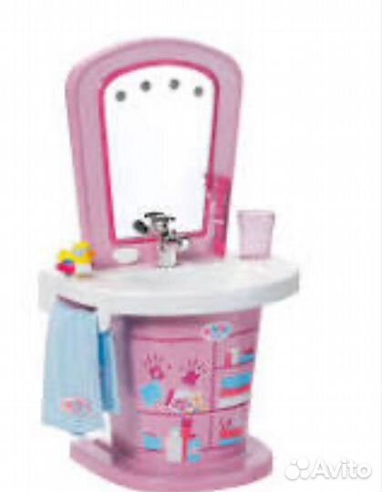 Интерактивный новый умывальник Baby Born (свет