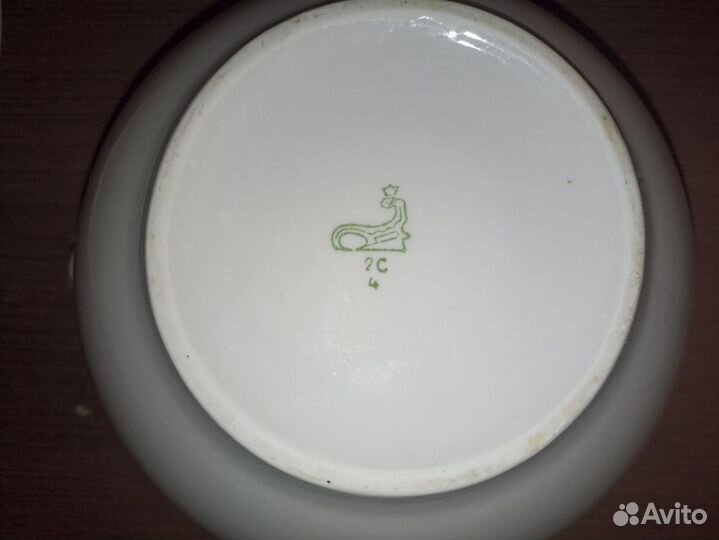 Фарфоровая супница СССР