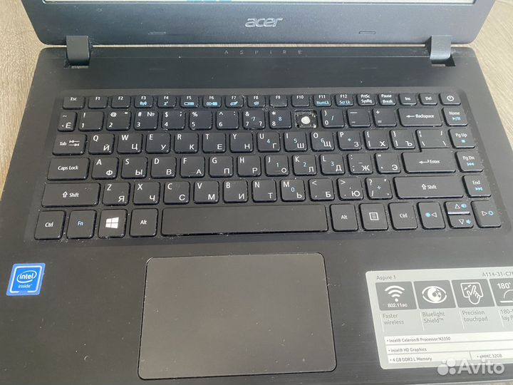 Ноутбук acer aspire a114-31