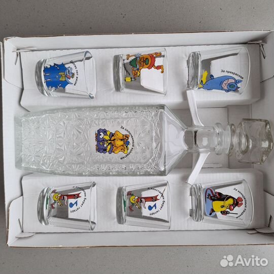 Подарочный набор графин и рюмки