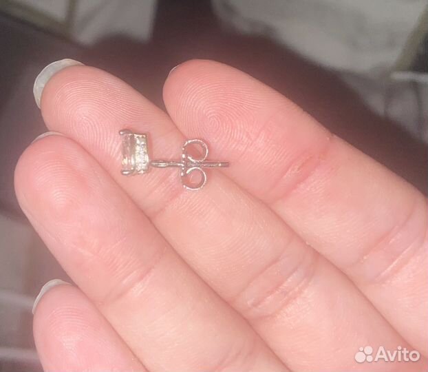 Серебряные сережки