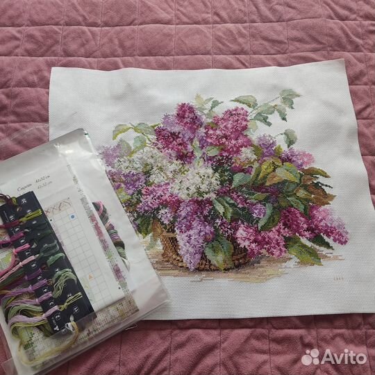 Наборы для вышивания крестиком(остатки)