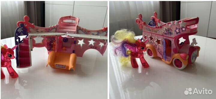 Автобус Little Pony фигурка пони светящаяся отл/с