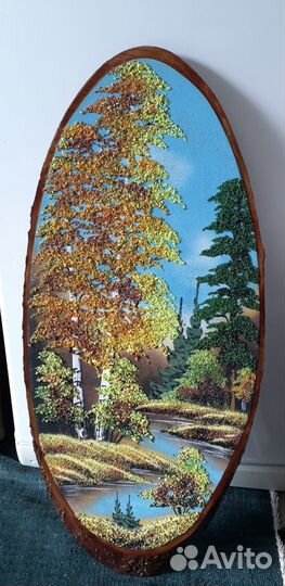 Картина на спиле дерева