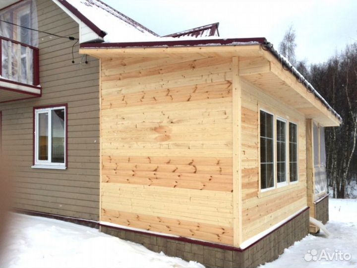 Пристройка веранда терраса к дому