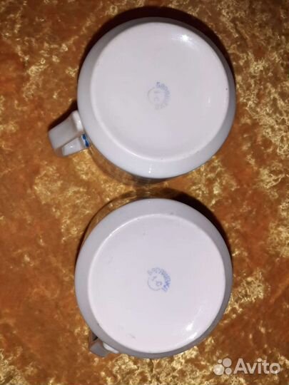 Фарфортрест тарелка орёл и чашка память о Крыме