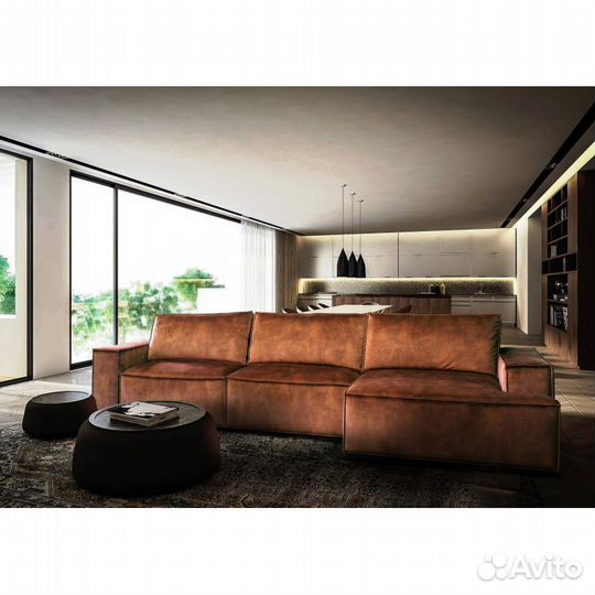 Угловой диван лофт