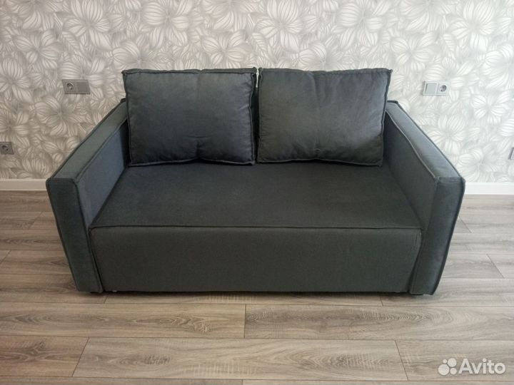 Диван раскладной аккордеон Лофт серый