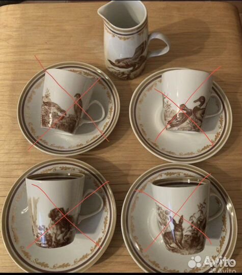 Кофейный сервиз «Охота» Lichte