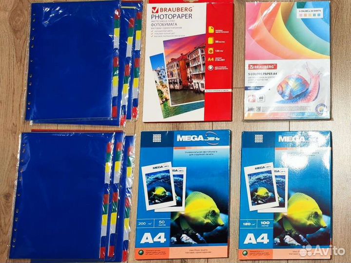 Бумага для фотопечати А4, разделитель А4