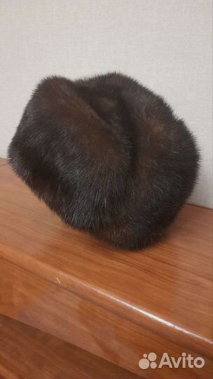 Норковая шапка мужская