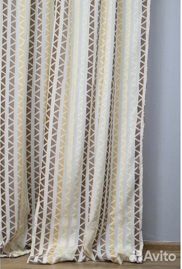 Тюль под лен новый