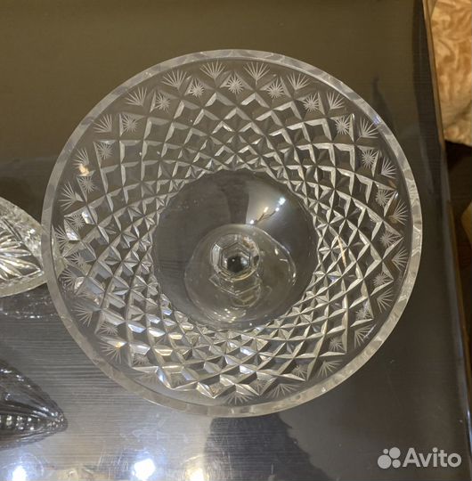 Хрустальные салатницы хрустальная конфетница
