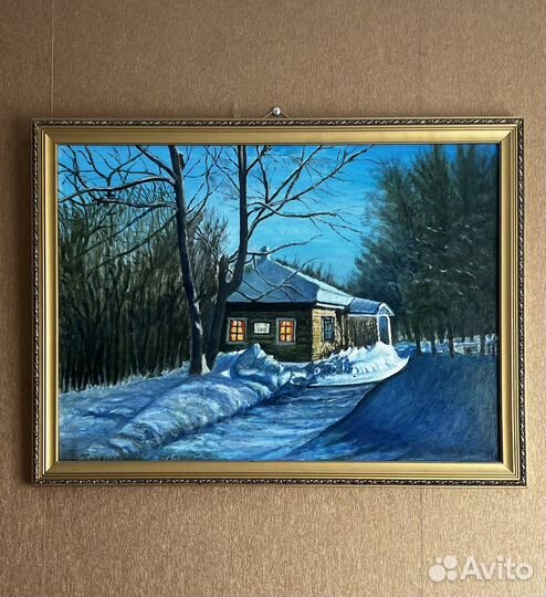 Картина маслом на холсте пейзаж