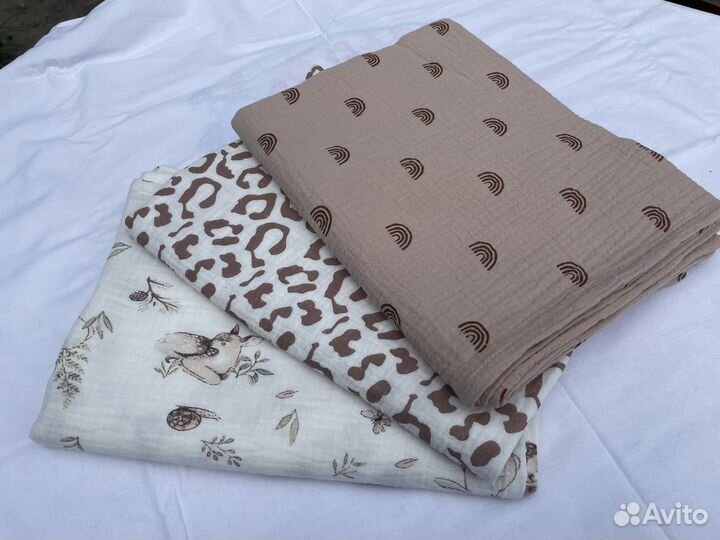 Муслиновые пеленки новые