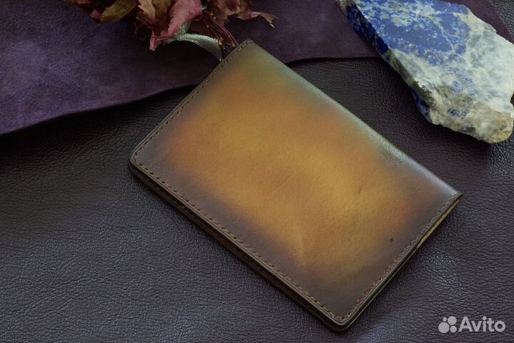 Обложка на документы. Кожа. Ручная работа