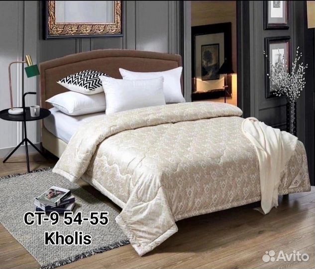 Одеяла и подушки шёлк