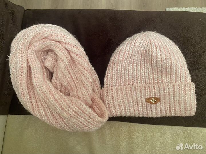 Комплект шапка и снуд