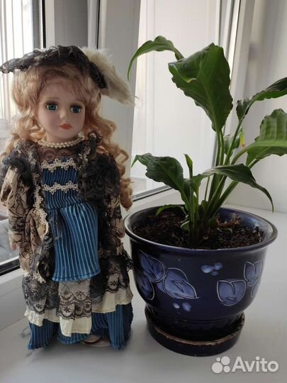 Кукла фарфоровая