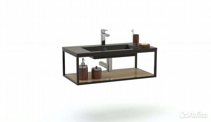 Тумба в ванную лофт