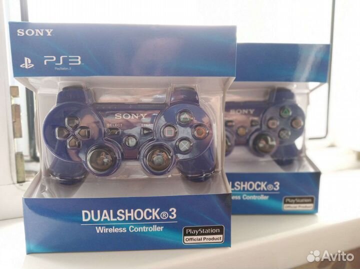 Джойстик PS3 синий