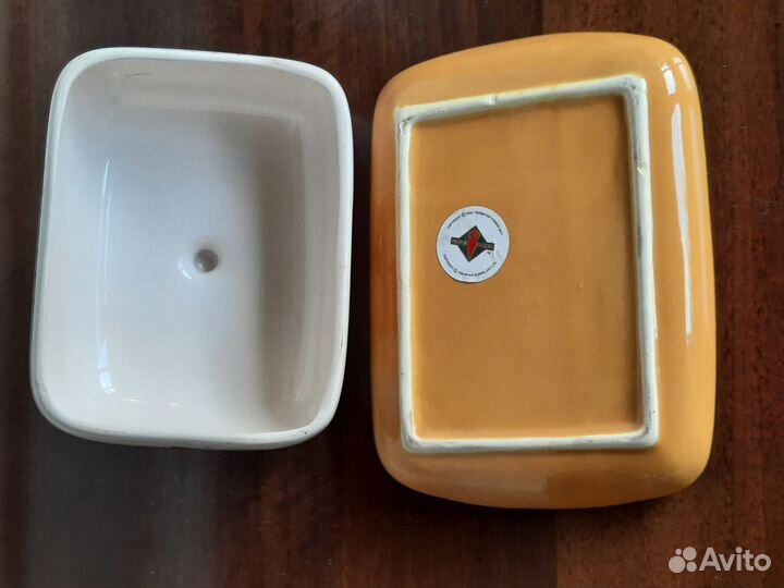 Масленка ГДР, тарелки Хайта, масленка новая