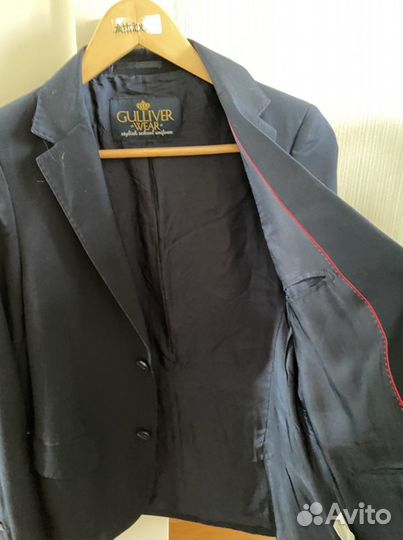 Пиджак школьный для мальчика 164