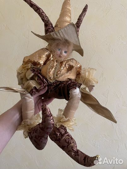 Кукла шут из 90х годов