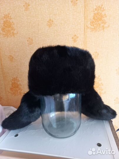 Норковая шапка мужская