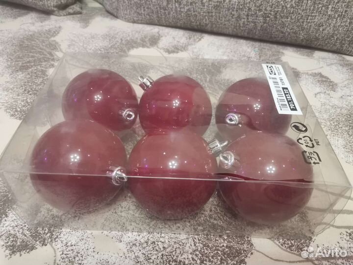 Новогодние шары икея