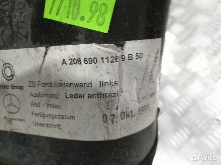 Обшивка заднего левого крыла Mercedes W208 CLK