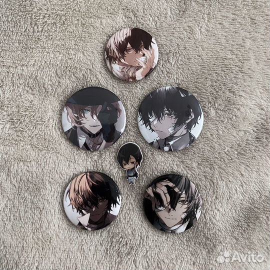 Значки бсд & брелки геншин