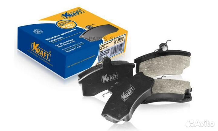Kraft KT091352 Колодки дисковые передние ваз 2108