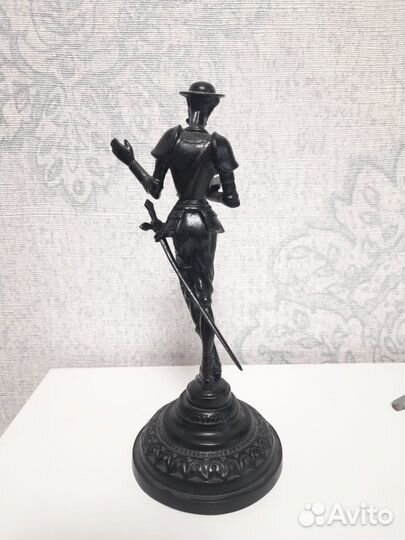 Дон Кихот, статуэтка 1975г, чугун касли