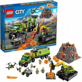 Lego City 60124 База исследователей вулканов