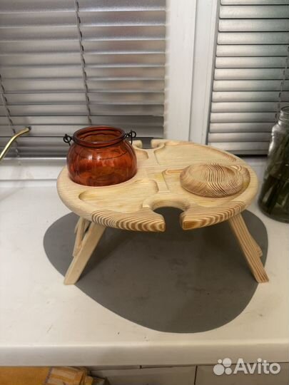 2 деревянных подноса