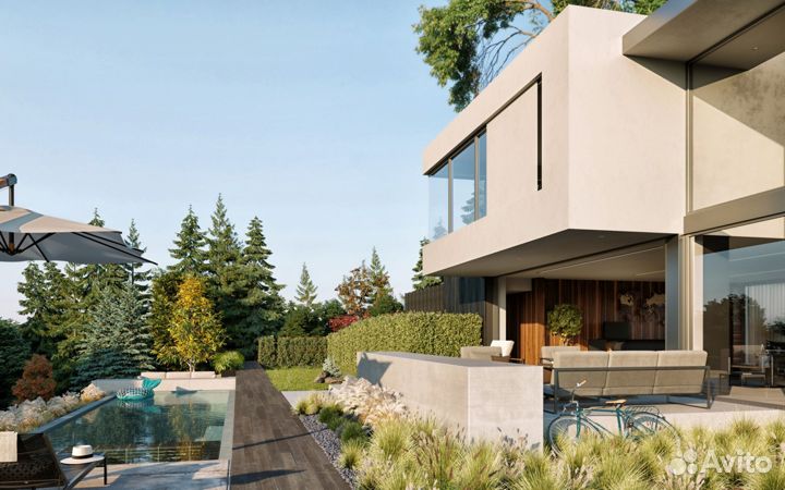 3d визуализация экстерьера