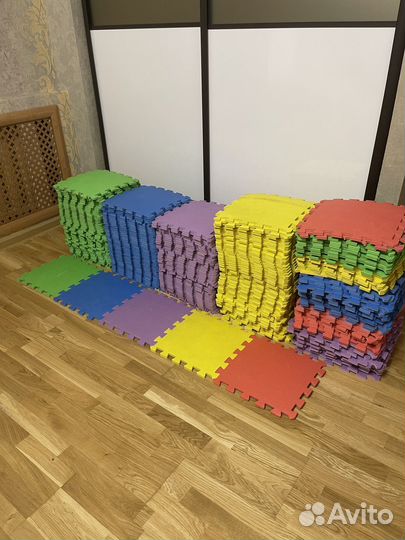 Мягкий пол, коврик-пазл