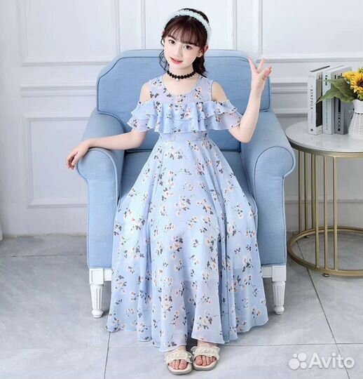 Легкие, летящие платья, розовое и голубое