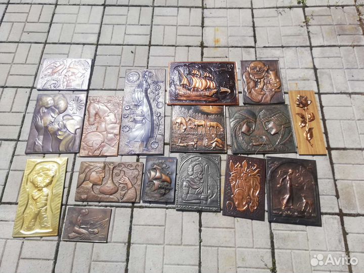 Чеканка медная СССР