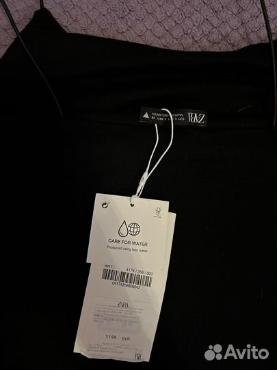 Трикотажное платье zara