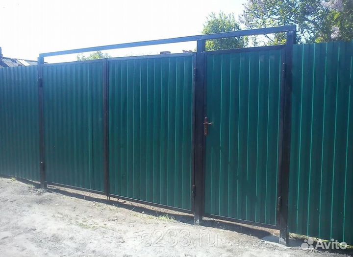 Ворота распашные заказать