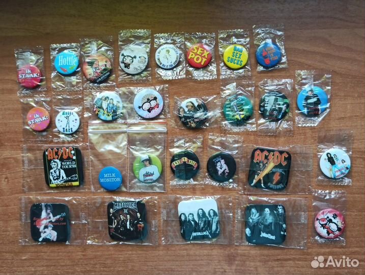 28 современных значков. Все новые. Все разные. Опт