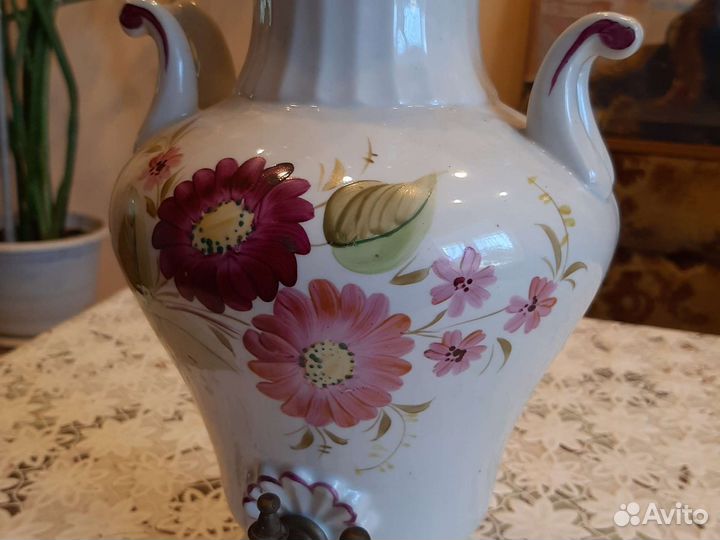 Самовар электрический фарфоровый