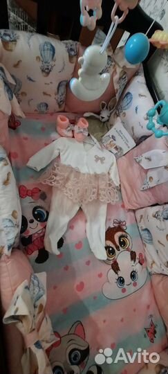 Бортики в детскую кроватку бу