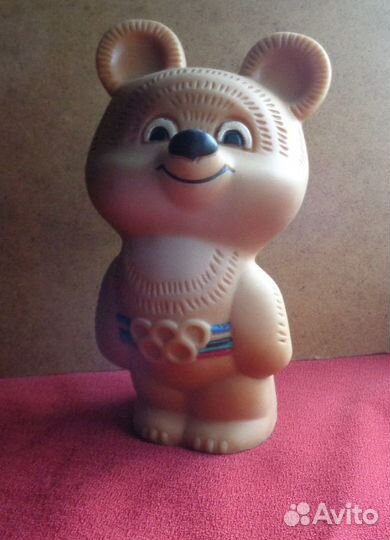 Резиновая игрушка. Талисман. Олимпийский мишка