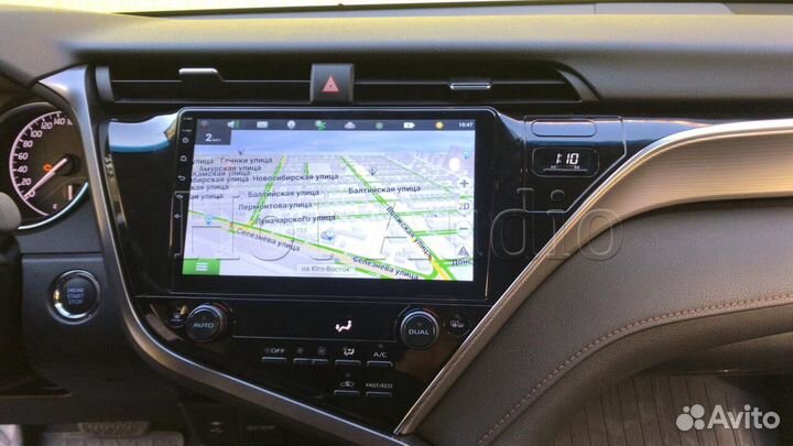 Магнитола Mstar для Toyota Camry V70 с установкой