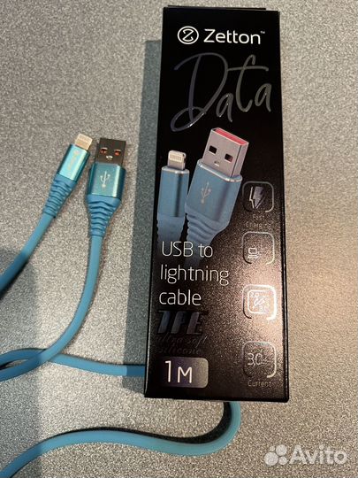 Кабель USB Zetton Round
